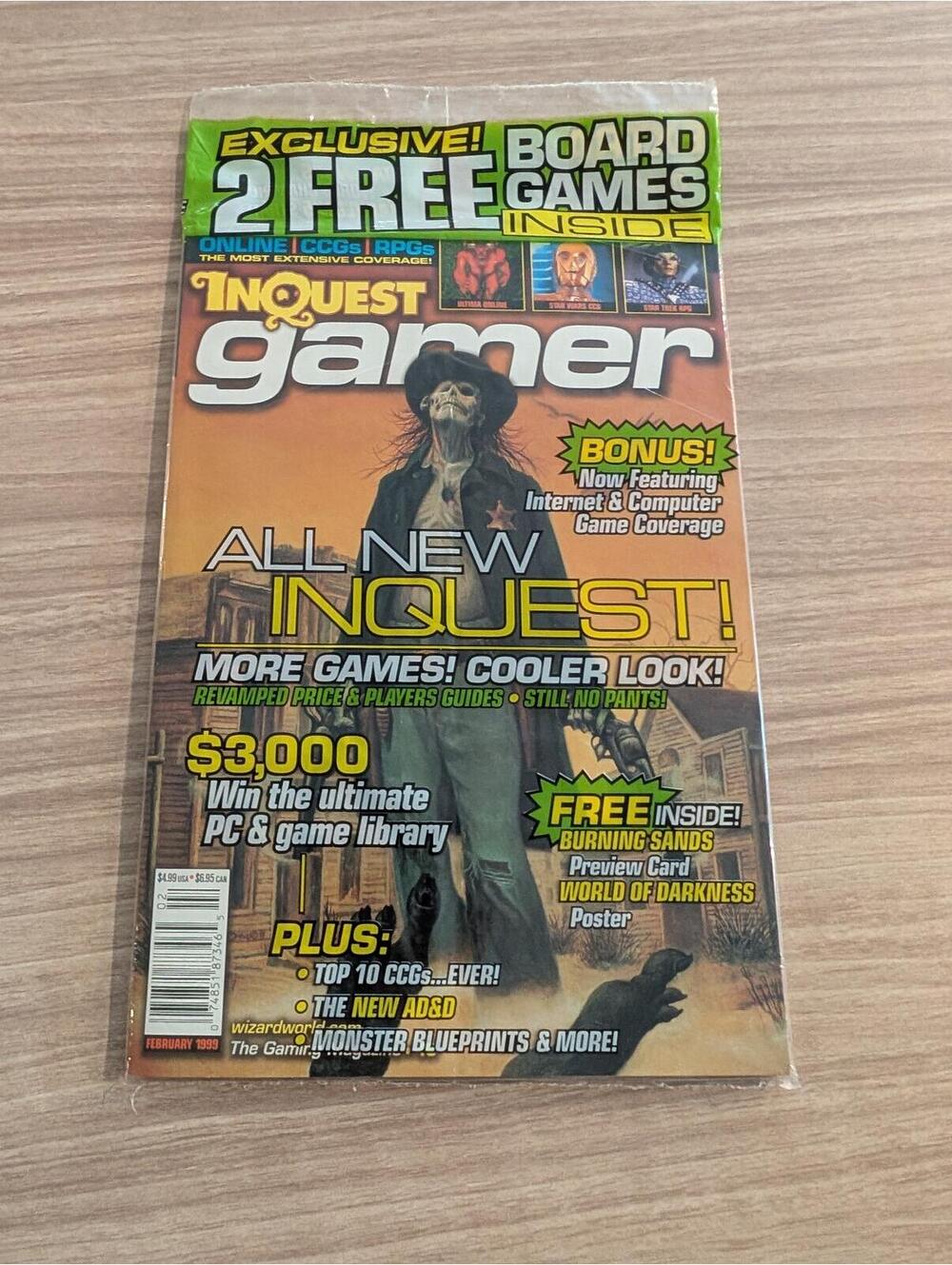 InQuest Gamer Magazine - All New InQuest Issue with Bonus Board Games